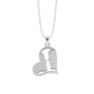 Angel Heart Diamond Pendant